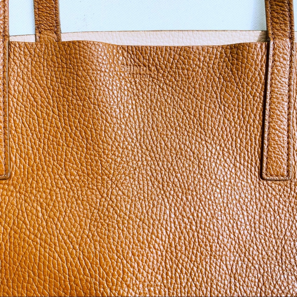Shinola Cognac Medium Shopper Tote EUC - Picture 16 of 16